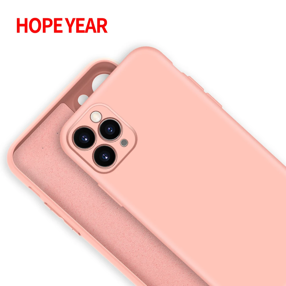 

Hope Year Shockproof Soft Silicone Mobile Phone Case For iphone 11 Pro Max Anti-Drop Case Full Protection Dirt-resist Back Cover