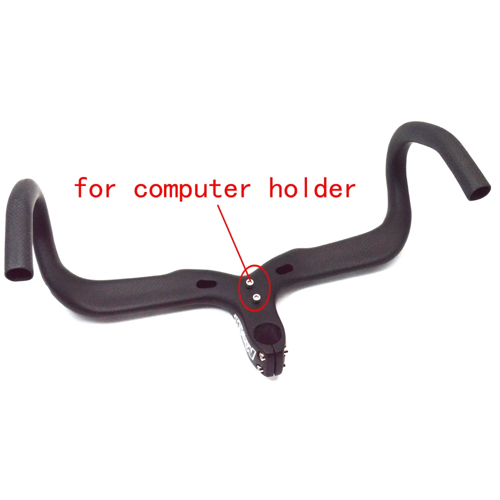 MCFK полностью углеродное волокно шоссейный руль для велосипеда 3k углеродный