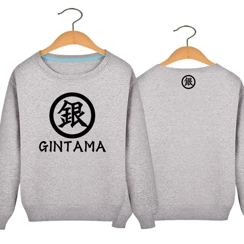 

Толстовки с круглым вырезом аниме GINTAMA Sakata Gintoki