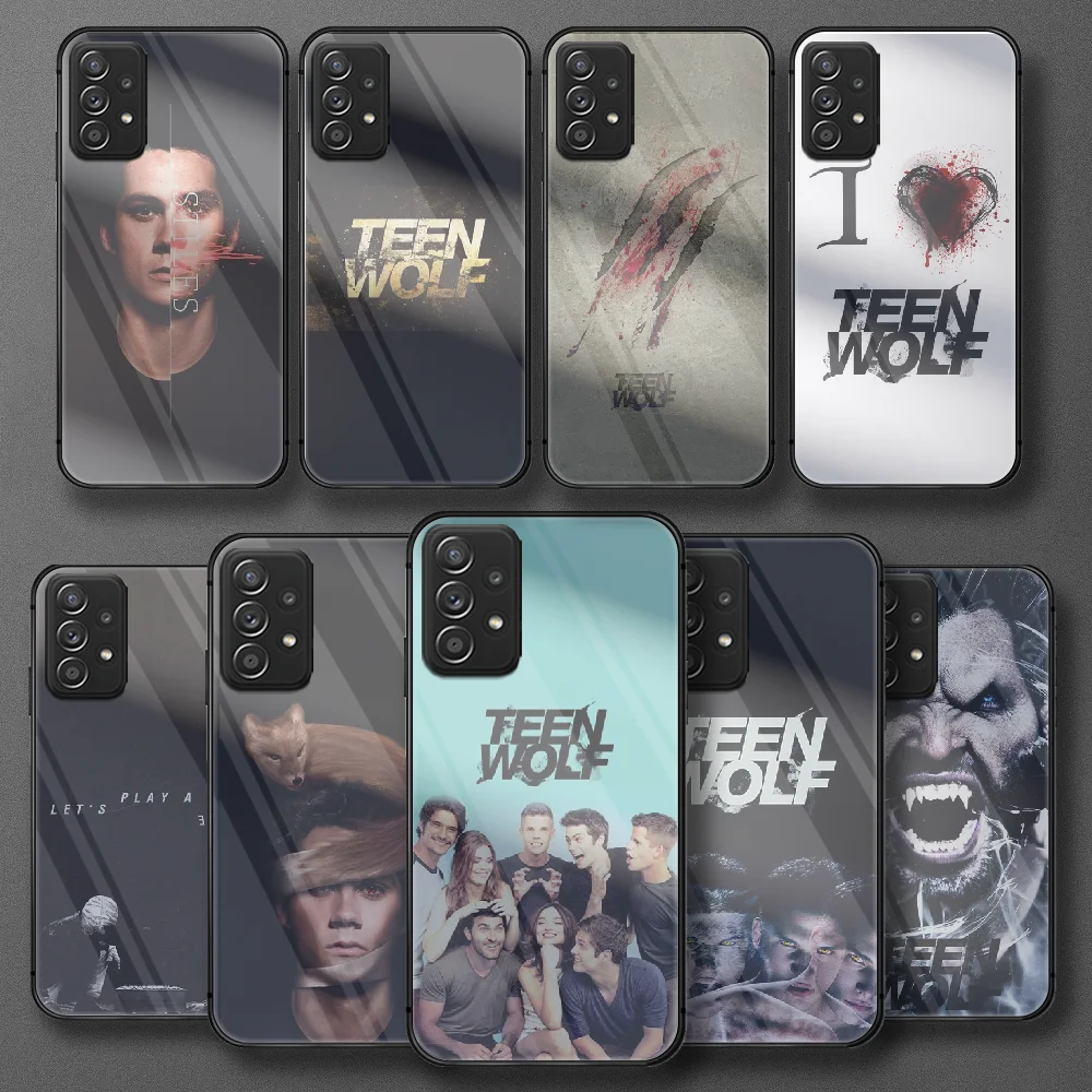 

TV Teen Wolf Show Tempered Glass Phone Case For Samsung Galaxy Note S 8 9 10 20 21 E FE Plus Ultra Cover Cell Silicone Luxury