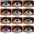 Контактные линзы DORELLA, цвет синийзеленый, многоцветные, для косплея аниме