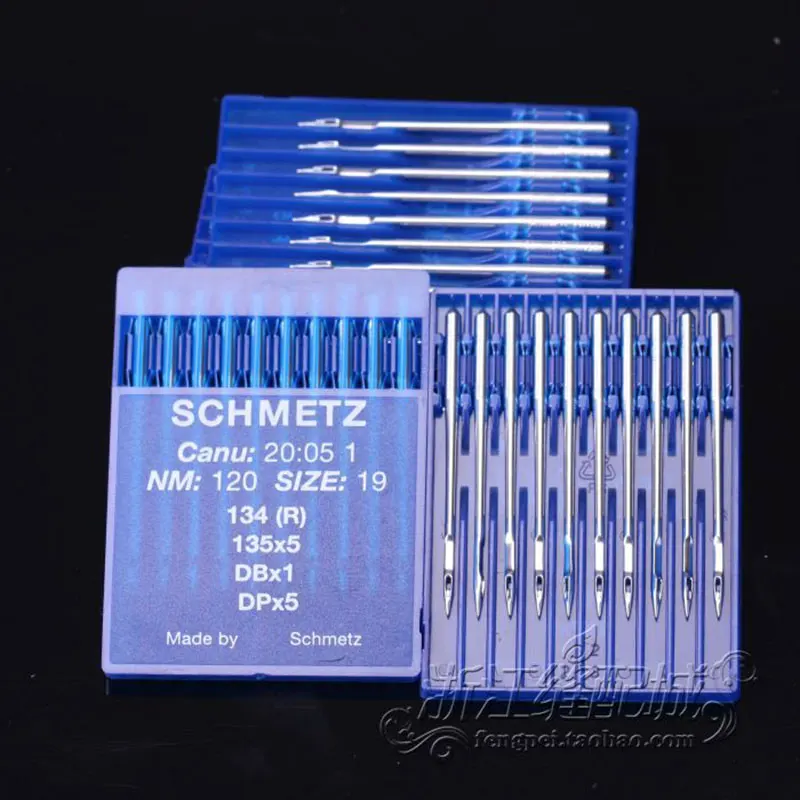 100 шт., DPx5 16/90, Schmetz, 135x5 дБ * 1, 134(R), иглы для промышленной швейной машины