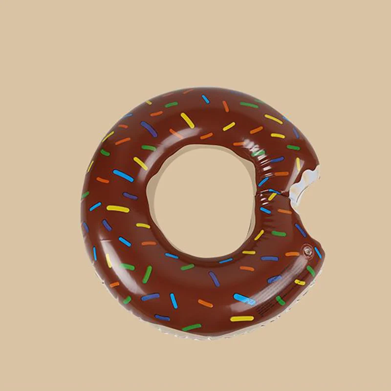 Летнее надувное кольцо пончик для взрослых и детей Плавающий Матрас бассейна