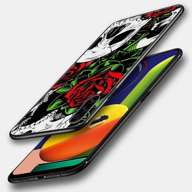 Чехол Guns N Roses с черепом для Samsung Galaxy A01 Core A03S A10 A20E A21 A30 A40 A42 A82 A90 A6 A7 A9 A8 + 2018 A5 2017