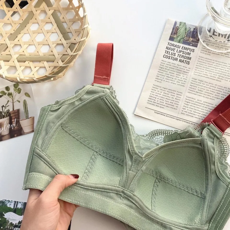 MeooLiisy Sexy Bra  Lingerie Feminina Wire Free Bra Underwear Women  Lace Sexy Intimates Embroidery Underwear & Sleepwears