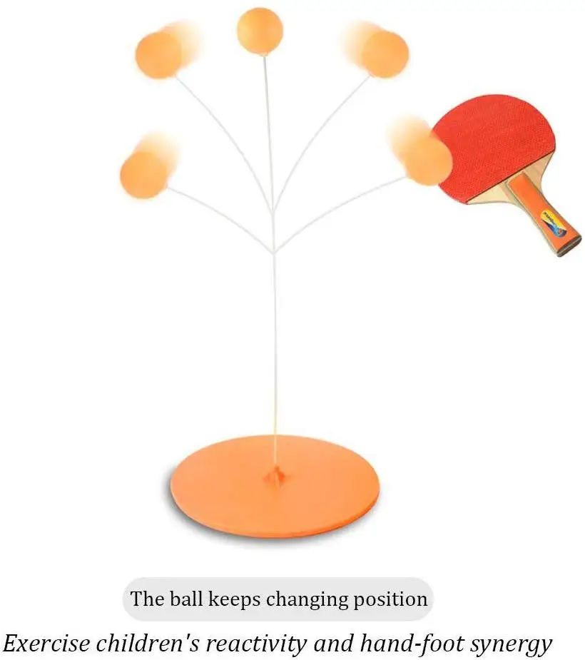 Взрослые дети Настольный теннис самостоятельно тренировка отскока тренер