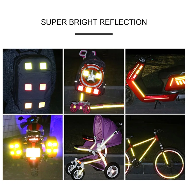 Светоотражающие наклейки светоотражающая лента Безопасные водонепроницаемые