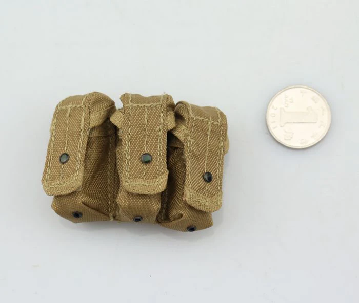 

In Stock 1/6 Scale Triple AR Magazine Bag Model for 12 inches Solider Action Figure Accessory Army Green/Sand Color