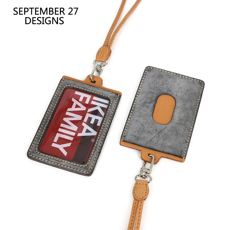 Новинка модный держатель для удостоверения личности работы офиса кожаный