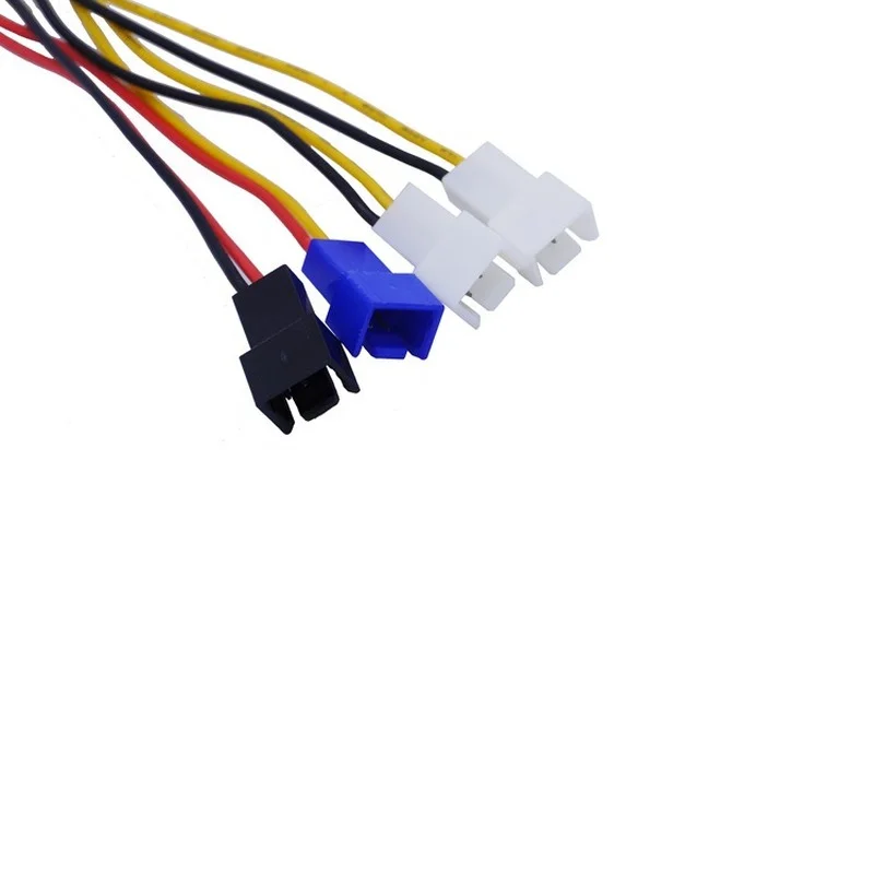 1 шт. размер: 4-контактный Molex-3-Pin вентилятора Мощность кабель в комплект поставки