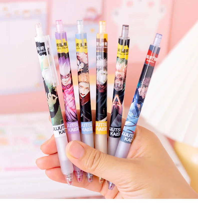 Гелевая ручка рассекающий демонов 0 5 мм 6 шт./компл. | Тематическая одежда и