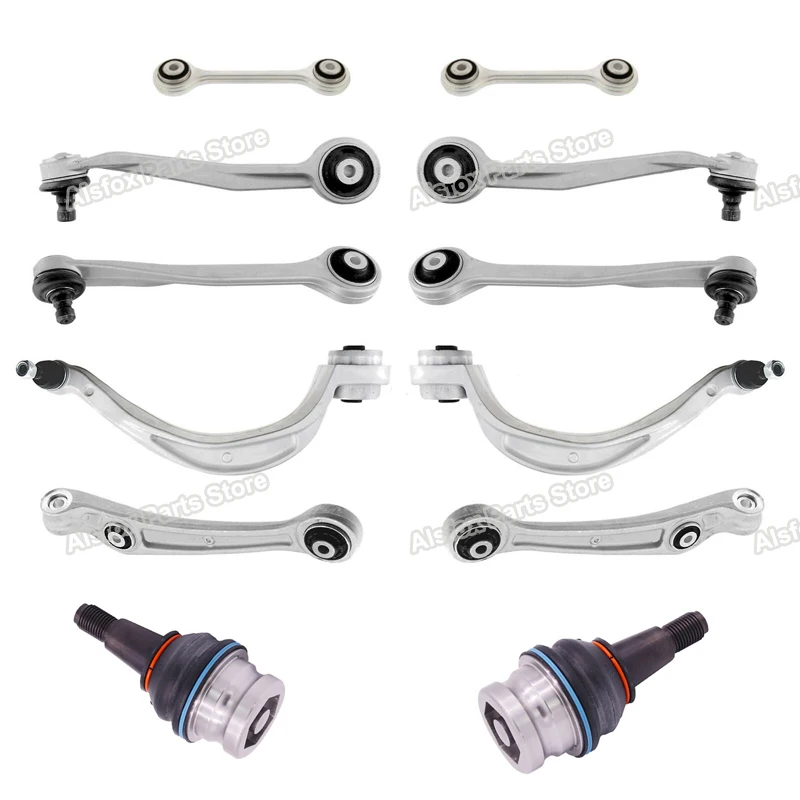 

12 pcs Front Axle Suspension Control Arm Replacement With Ball Joint and Bush for Audi A4 A6 C7 B8 Q5 A5 A7 2007-2016
