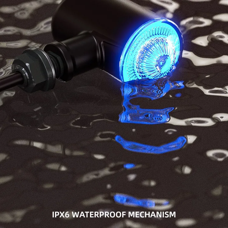 Универсальные Светодиодные поворотники в стиле ретро для мотоцикла 12 В мигающий