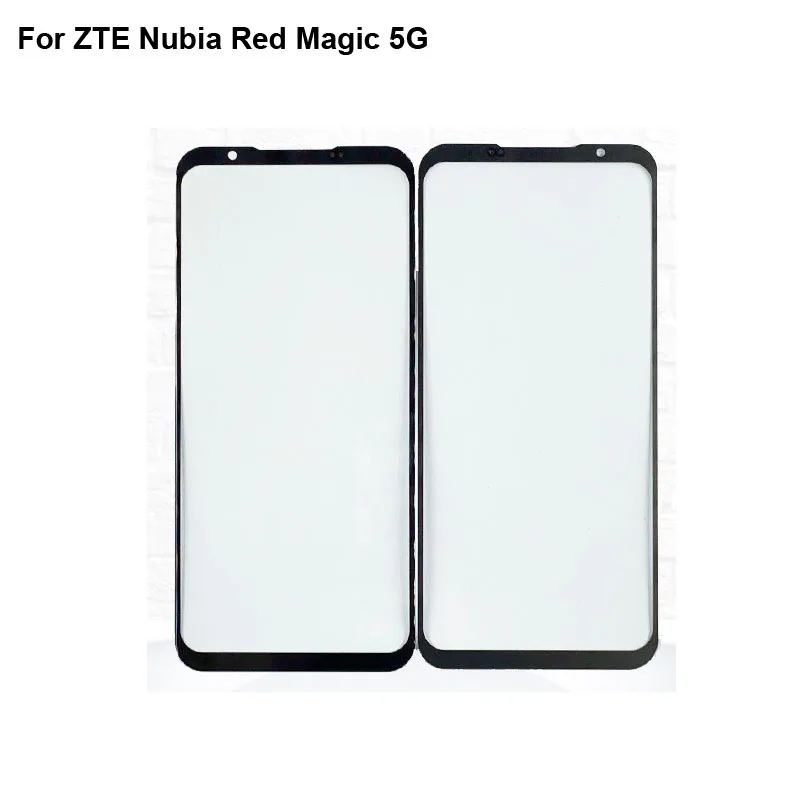 2 шт. для ZTE Nubia Red Magic 5G Передняя ЖК-стеклянная линза сенсорный экран Redmagic NX659J