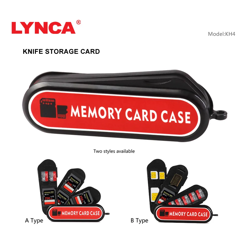 Мини чехол для держателя карты памяти LYNCA коробка хранения швейцарского