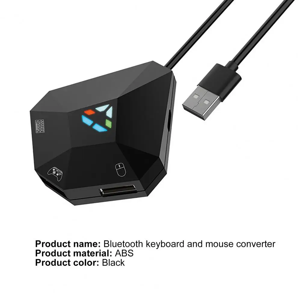 

Wired Converter Quick Transmission Widely Compatible Plug Play Keyboard Mouse Sensitive USB Adapter for PS4/3 Game Console