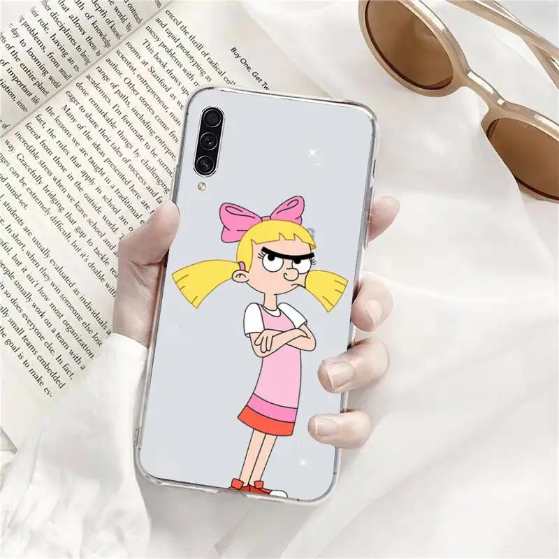

Hey Arnold lovely Phone Case Transparent for Samsung A71 S9 10 20 HUAWEI p30 40 honor 10i 8x xiaomi note 8 Pro 10t 11