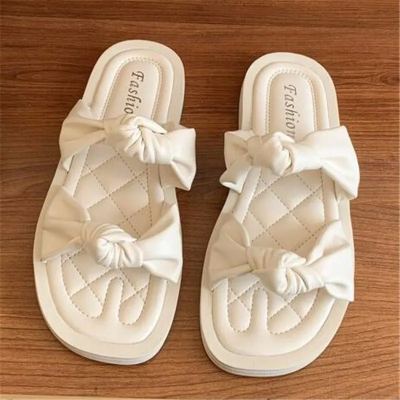 

Шлепанцы женские для пляжа, дышащие сандалии на платформе, Повседневные тапочки, большие размеры, лето 2021