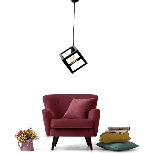 

Hepsiniver Home Square Geometric Single Cube Pendant Galata Model Living Room Hallway Kitchen Young Room Bedroom Office Chandelier