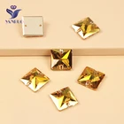 YANRUO 3240 квадратный Солнечный свет 12-22 мм бутик пришить кристаллы для рукоделия Стразы страз шитье платье одежда