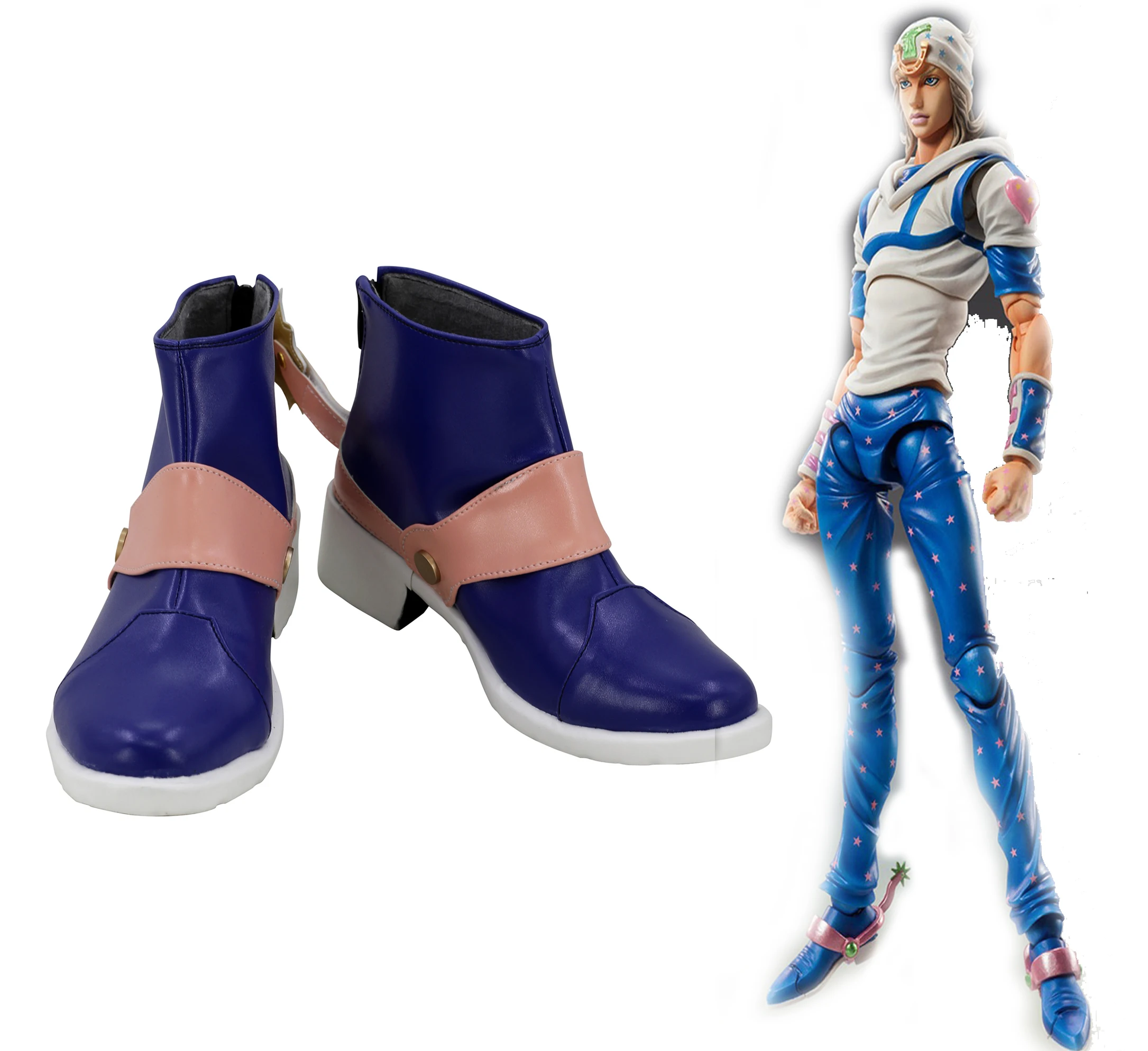 Японские JoJo странные приключения 7th Jonny Joestar косплей обувь для мальчиков мужские