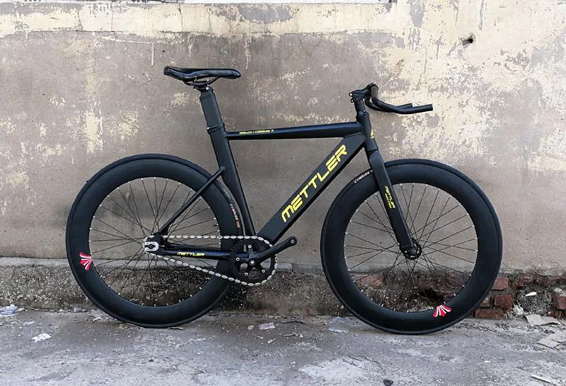 Трековый велосипед Fixie с алюминиевой рамой 3 Спицы Магниевый сплав