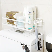 metal toilet storage rack bathroom shelf stand organizer with hooks no drilling hollow storage shelves home accessories
