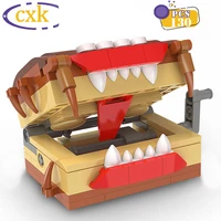 creative ideal monster book model building blocks moc biting book wandby quiddich sceneby basilisk bricks toys for children gift