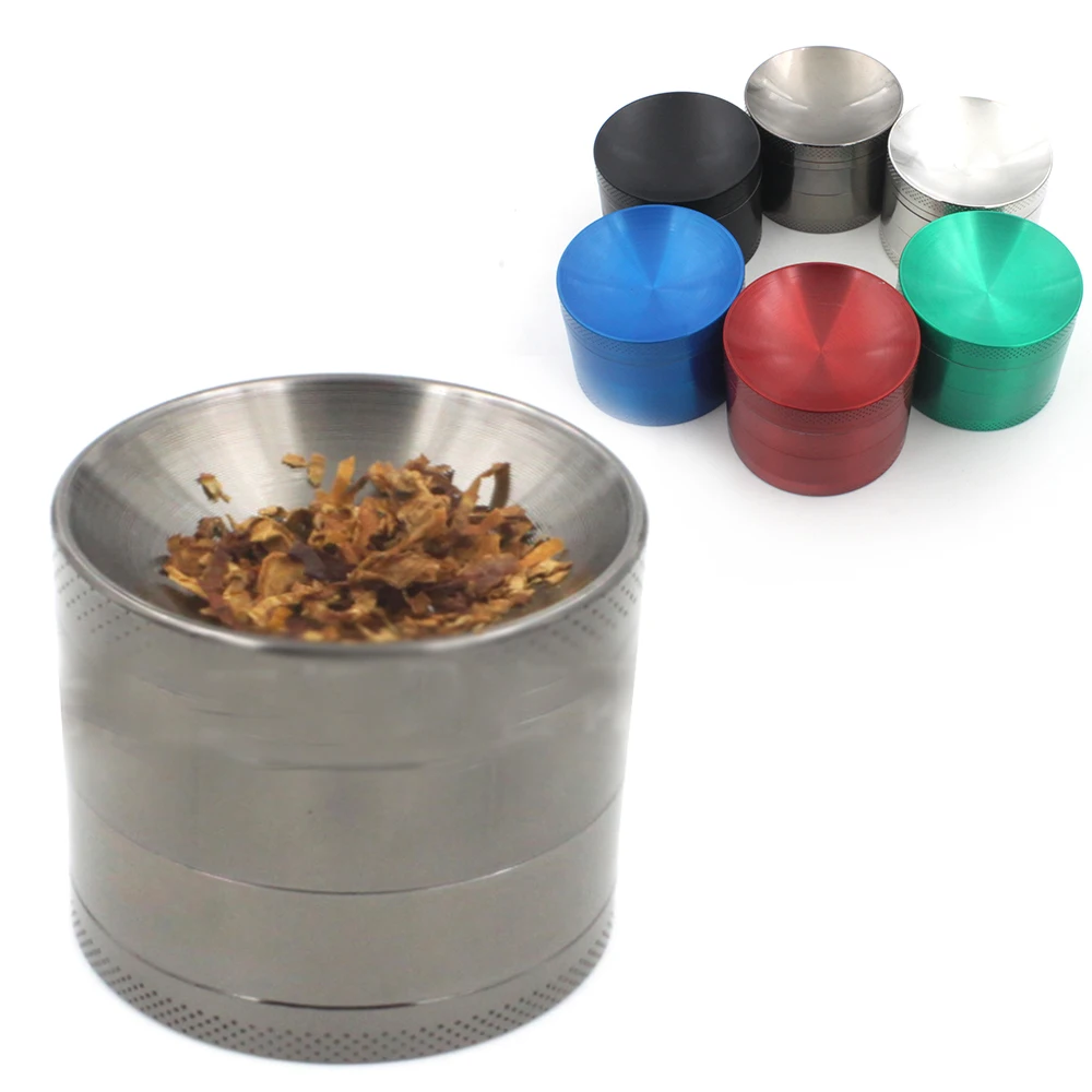 

10pcs Herb Grinder With Storage Tobacco Crusher 55mm Smoking Smoke Accessories Grinders Cigarette Cigar Pipe Tool amoladora