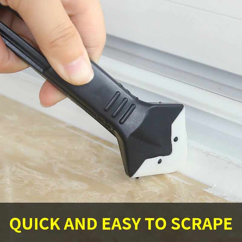 

Мульти-функциональное стекло клей-герметик плавный угол скребок шприц для заделки швов инструмент Лопата связующего резиновый силиконовы...