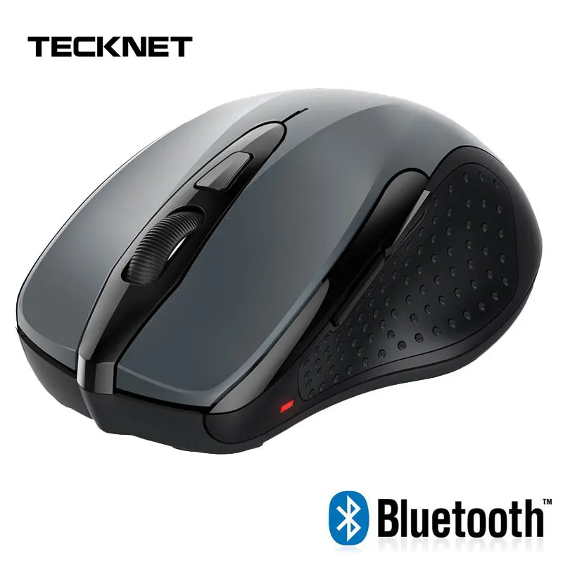 TeckNet беспроводная мышь компьютерная Bluetooth мышь PC Mause 6 кнопок 2600 dpi эргономичная мышь 2,4 ГГц USB оптическая мышь