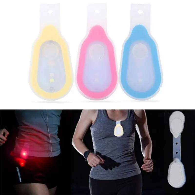 

Mini LED Flashlight Flexible Pocket Torch Lamp Waterproof Clip Night Cycling Running Lights Silicone Flashing Lighting Lantern