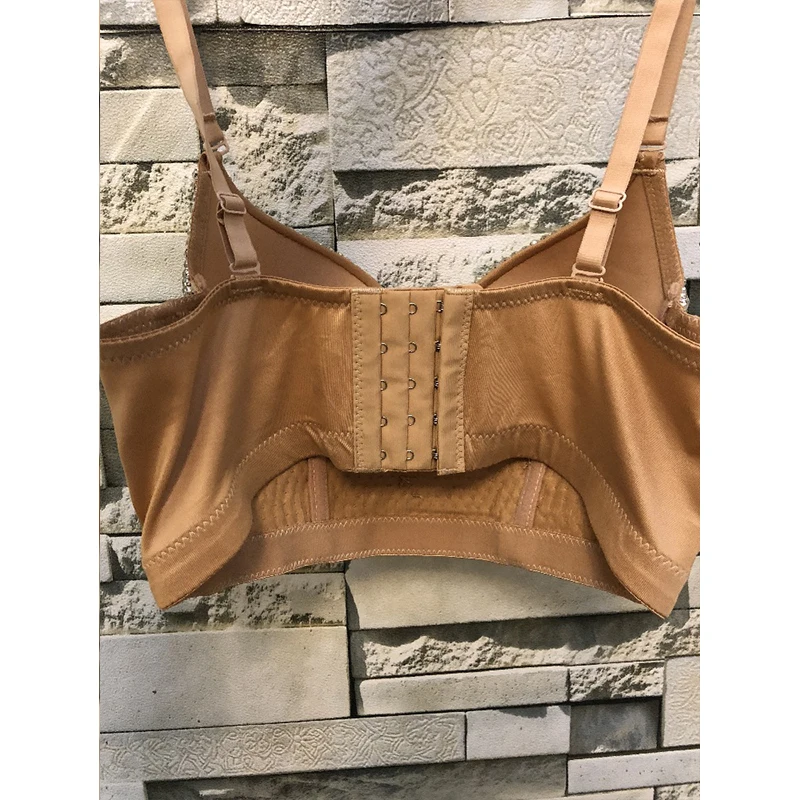 Топ бюстгальтер 2020 к требованиям заказчика Сверкающие С украшением в виде