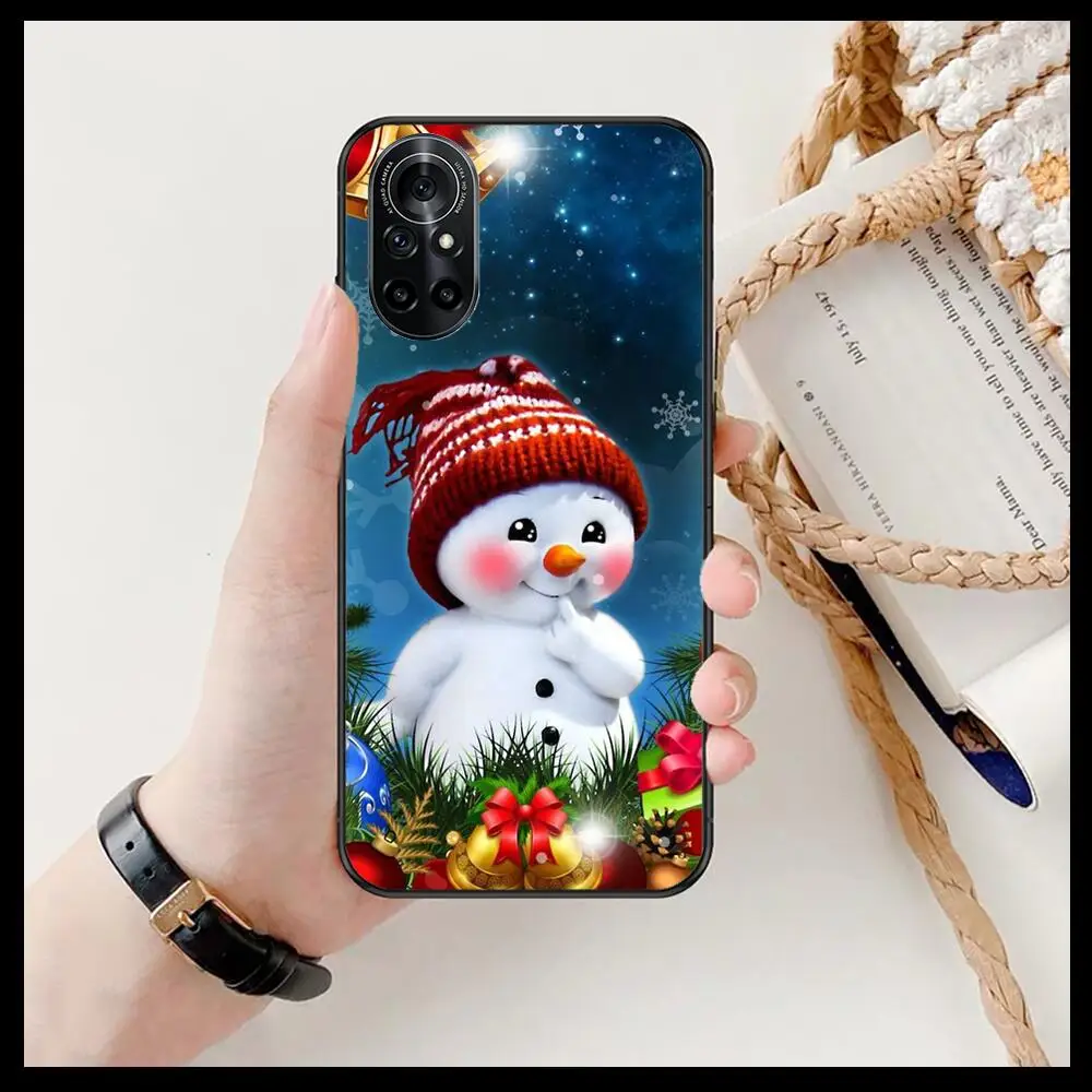 Рождественские подарки прозрачный чехол для телефона Huawei Honor 20 10 9 8A 7 5T X Pro Lite цвет