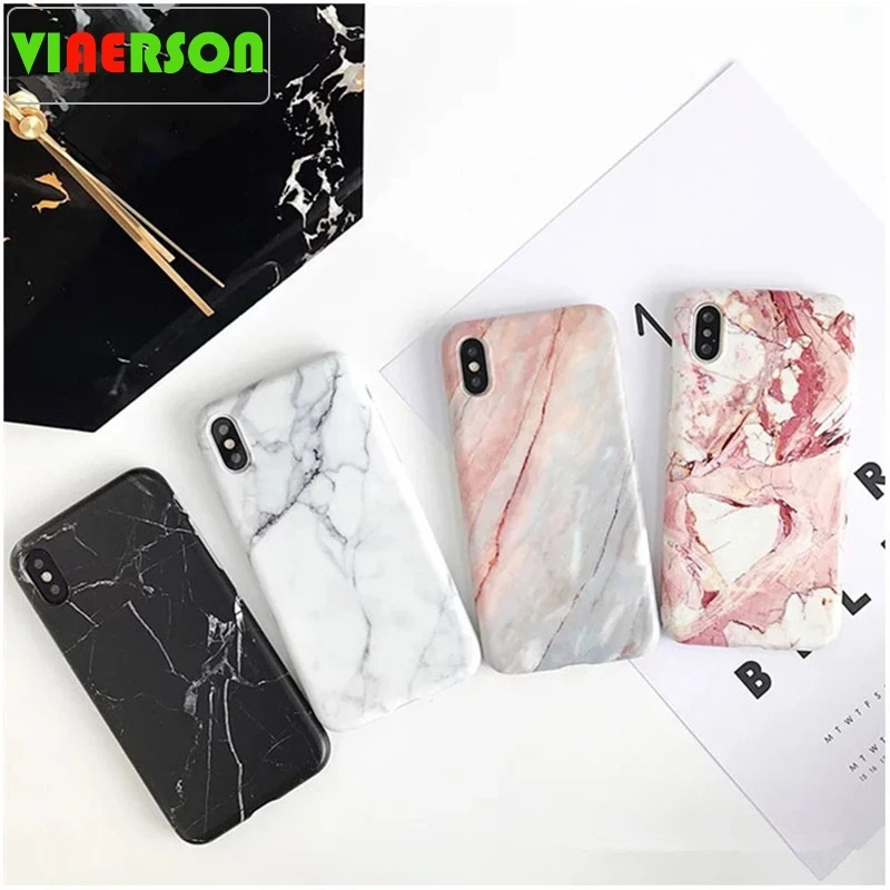 Роскошный Мраморный чехол для iPhone 7 8 6 s Plus чехлы мягкий гелевый ТПУ силиконовый X XS