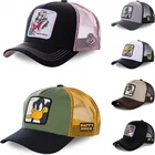 Бейсболка Saint Seiya для мужчин и женщин, мультяшная бейсболка с мультяшным Микки, диснеевским аниме, Кепка в стиле хип-хоп, с сеточкой для отца, дропшиппинг