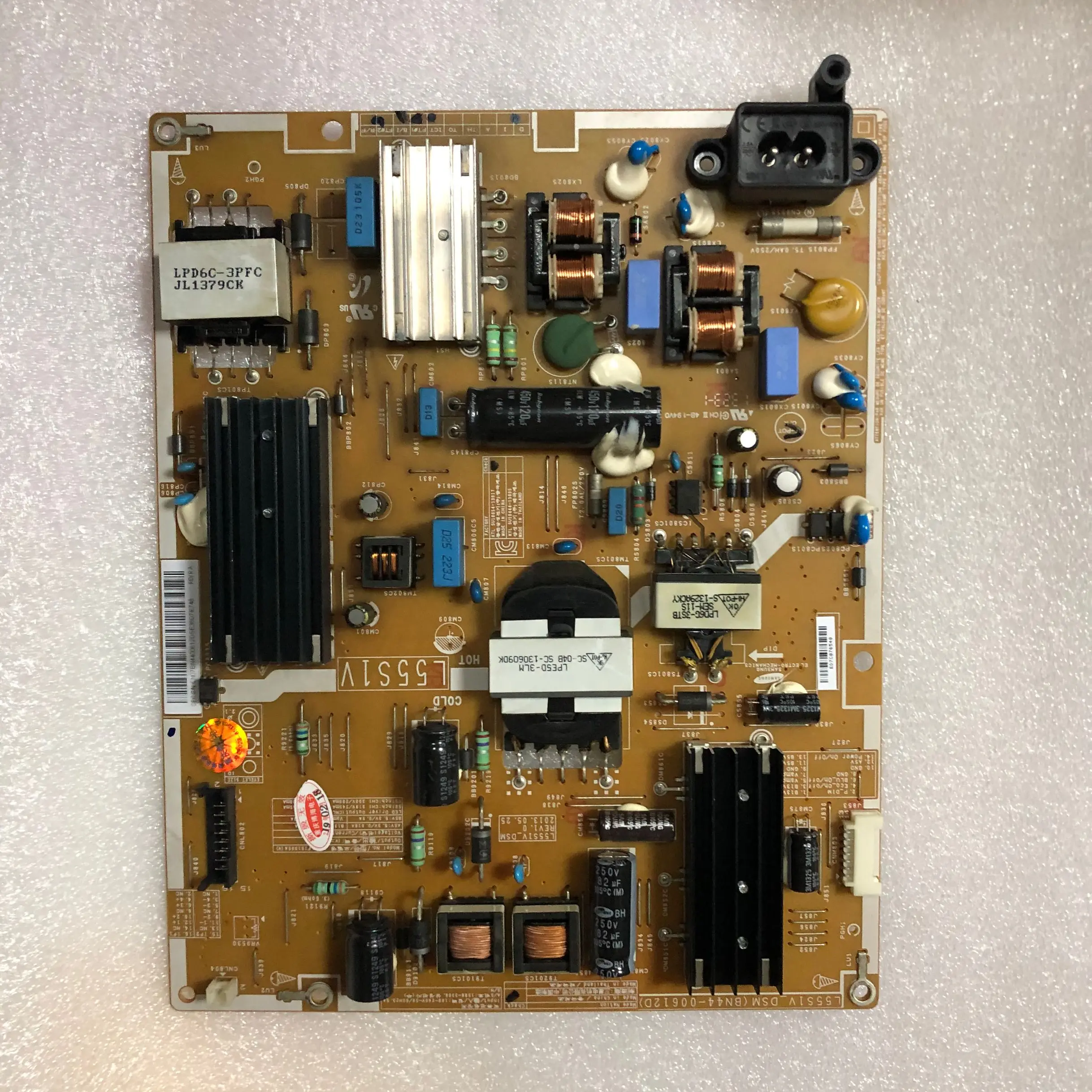 100% проверенная доставка для UA50F5080AR 55F6300AJ l55s1v _ DSM BN44 00612D|ЖК-экраны и панели