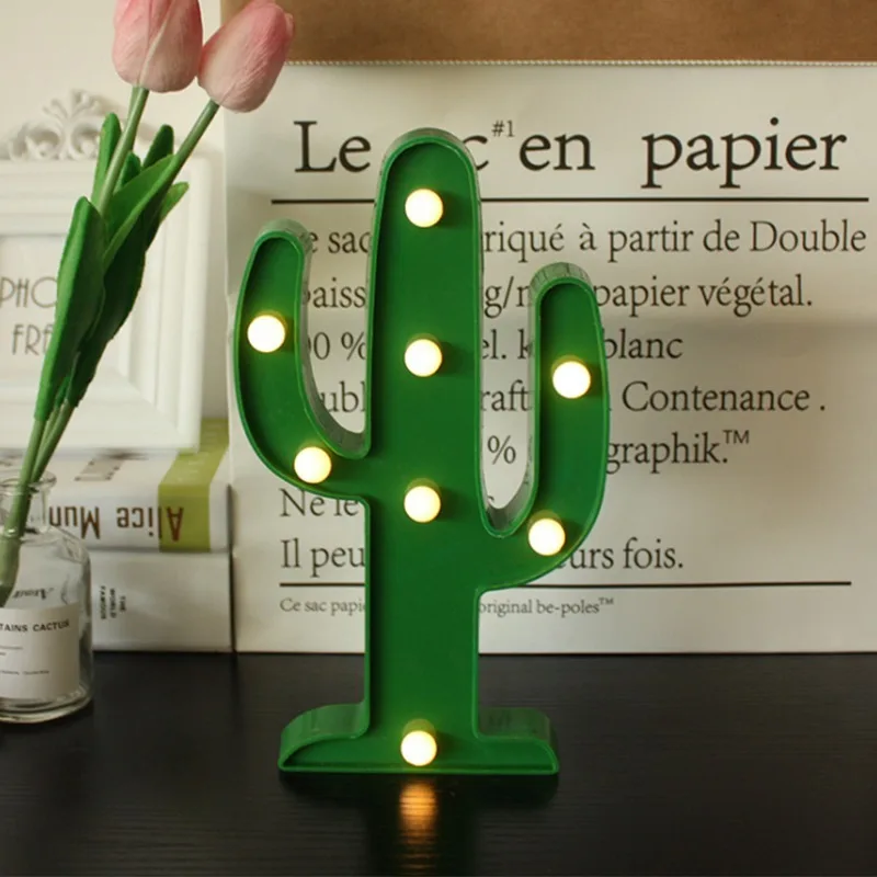 

cactus decorative lamp desk nightlight children mood anywher baby night light christmas novelties led wireless ins coconut tree