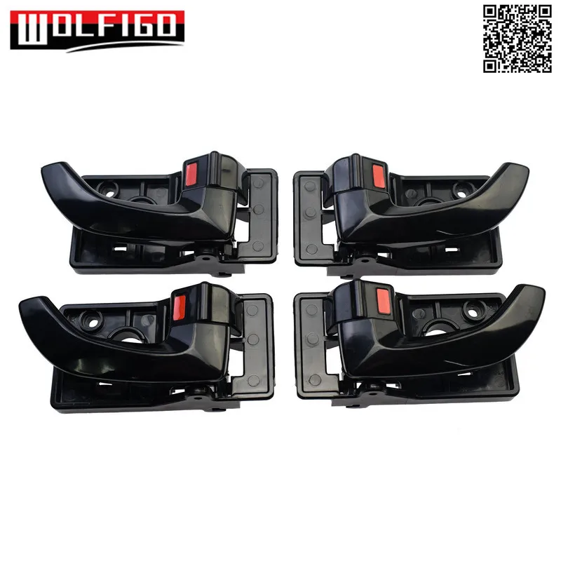 Новый черный LH RH левый и правый Внутри внутренние дверные ручки автомобиля