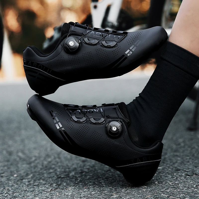 Professional Speed Cycling Shoes Men's Outdoor Sports Non-slip Cross-country MTB Bike Shoes Women's Self-locking Road Bike Shoes