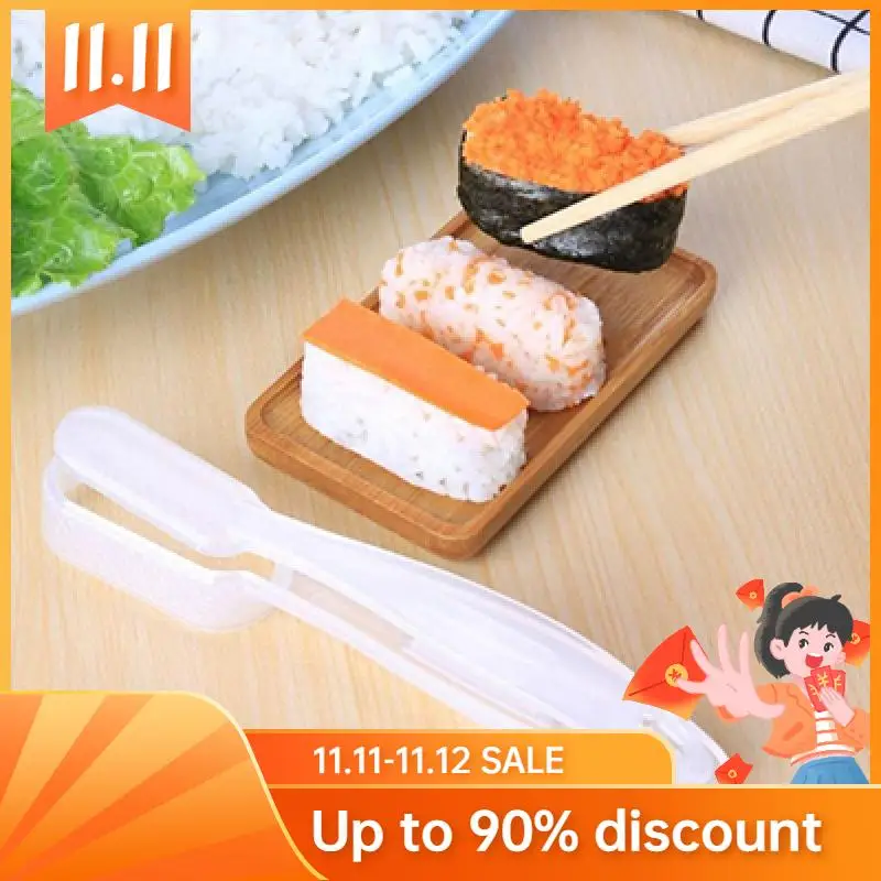 

Nigiri Sushi Grinding Tool Sushi Model Tool Making Japanese Food Rectangular Rice Ball Mold Hand Grip Press Pack