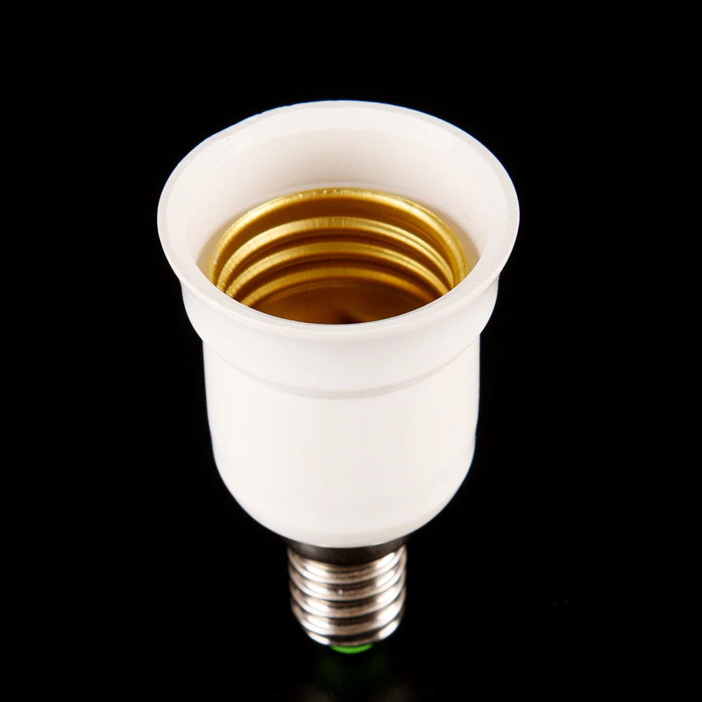 

1pcs E14 Turn E27 Lamp Holder Switch Lamp Small Screw Mouth To Large Screw Mouth Flame Retardant Lamp Socket Adapter Lampholder
