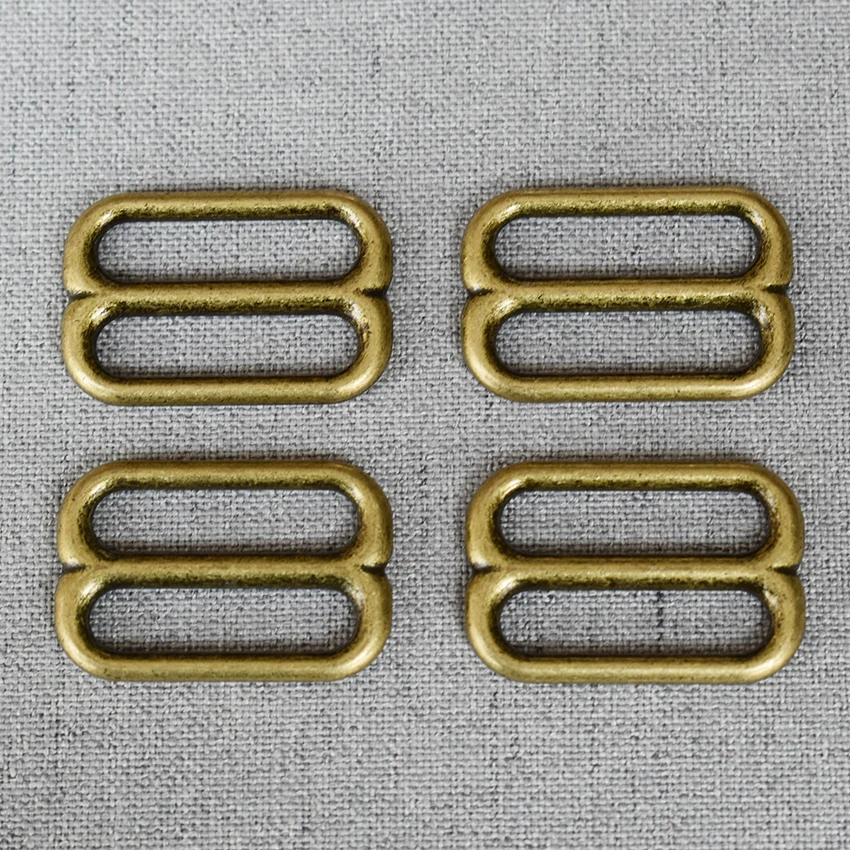 

20 шт./лот внутренние 25 мм бронзовые лямки, металлическая пряжка, ползунок для сумки, аксессуары, регулирующий ремень, фурнитура, собачий ошейник