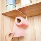 Ванная комната Кухня дверная стойка держатель ткани подвесной держатель рулона туалетной бумаги полотенца двери шкафа крюк Органайзер хранения