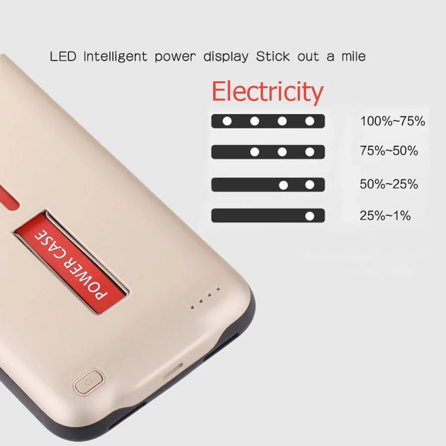 Чехол для зарядного устройства HORUG iPhone 6 7 8 6s Plus чехлы аккумуляторов X XR Xs зарядный