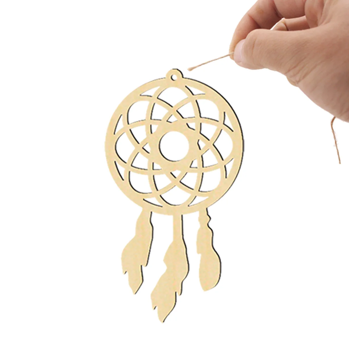 

10 шт., деревянные подвесные украшения для Ловца снов