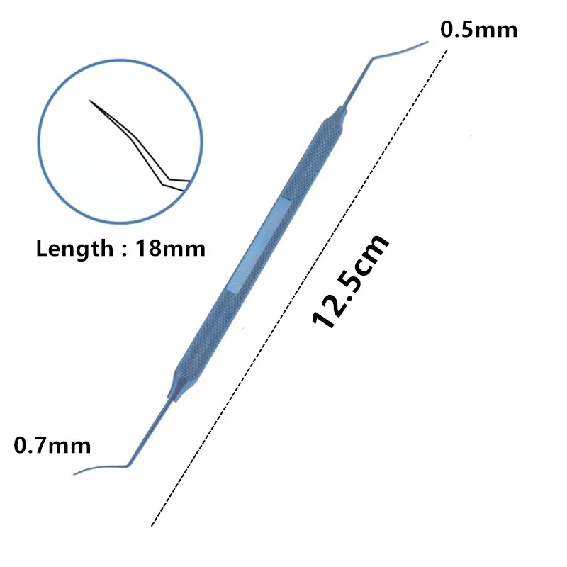 

Double Titanium Repositor 0.7mm ophthalmic Veterinary surgical instrument