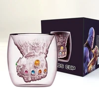 gauntlet thanos cosplay prop glass cup beer juice cocktail superhero party bar party restaurant glass glasses glass