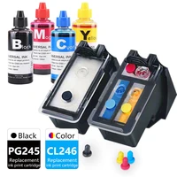 pg245cl246 pixma mg2924 mg2920 mg2922 mg2420 mg2400 mg2580 printer ink cartridge replacement for canon inkjet pg245 cl246 xl