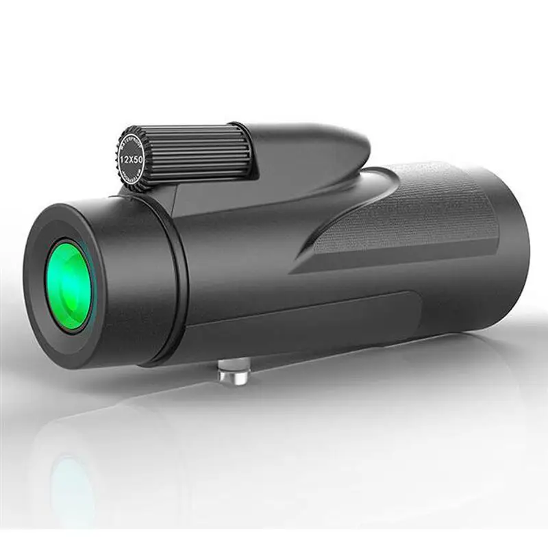 

12X50 Monocular Telescope High Definition Monocular for Adults Kids with Smartphone Holder & Tripod, Scope Compact Waterproof